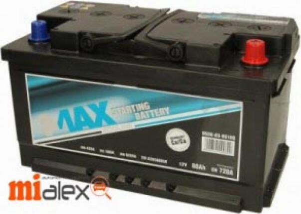 4MAX 0608030007Q - Batteria avviamento autozon.pro