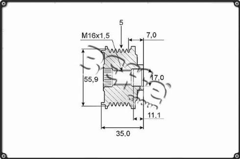 3Effe Group F0045G - Puleggia cinghia, Alternatore autozon.pro