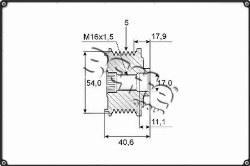 3Effe Group F0087G - Puleggia cinghia, Alternatore autozon.pro