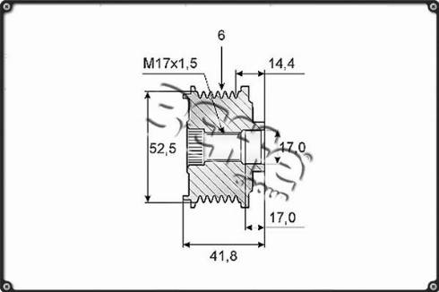 3Effe Group F0199G - Puleggia cinghia, Alternatore autozon.pro