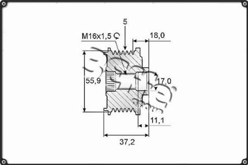 3Effe Group F0230G - Puleggia cinghia, Alternatore autozon.pro