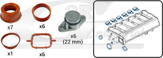 3RG 85136 - Kit guarnizioni, Collettore aspirazione autozon.pro