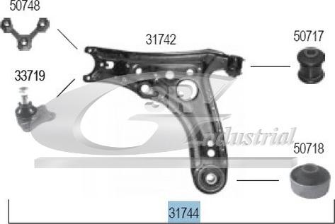 3RG 31744 - Braccio oscillante, Sospensione ruota autozon.pro