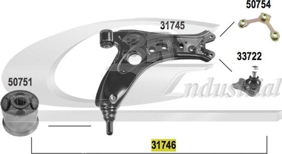 3RG 31746 - Braccio oscillante, Sospensione ruota autozon.pro