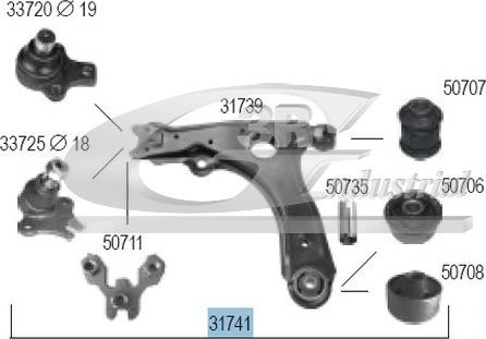 3RG 31741 - Braccio oscillante, Sospensione ruota autozon.pro