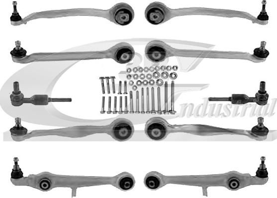 3RG 31750 - Kit braccio oscillante, Sospensione ruota autozon.pro