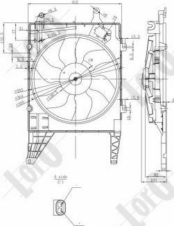 ABAKUS 042-014-0003 - Ventola, Raffreddamento motore autozon.pro