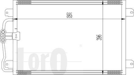 ABAKUS 042-016-0007 - Condensatore, Climatizzatore autozon.pro