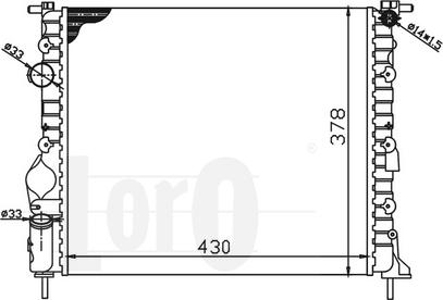 ABAKUS 042-017-0003 - Radiatore, Raffreddamento motore autozon.pro