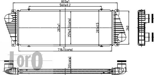 ABAKUS 054-018-0001 - Intercooler autozon.pro