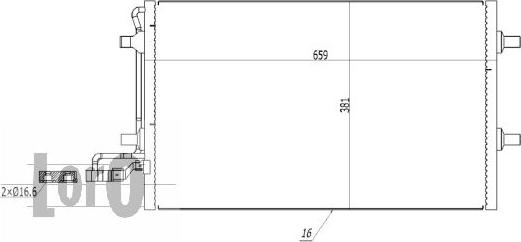 ABAKUS 052-016-0012 - Condensatore, Climatizzatore autozon.pro