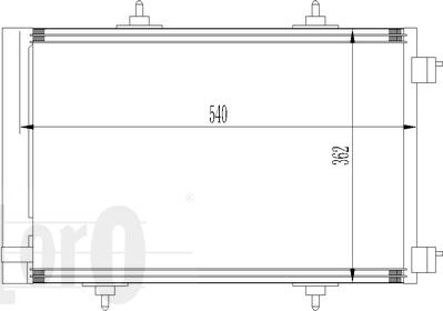 ABAKUS 009-016-0020 - Condensatore, Climatizzatore autozon.pro