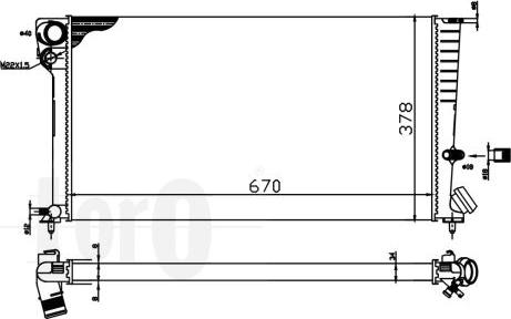 ABAKUS 009-017-0028-1 - Radiatore, Raffreddamento motore autozon.pro