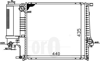 ABAKUS 004-017-0016-X - Radiatore, Raffreddamento motore autozon.pro