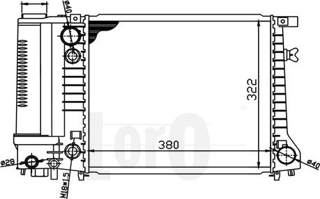 ABAKUS 004-017-0020 - Radiatore, Raffreddamento motore autozon.pro