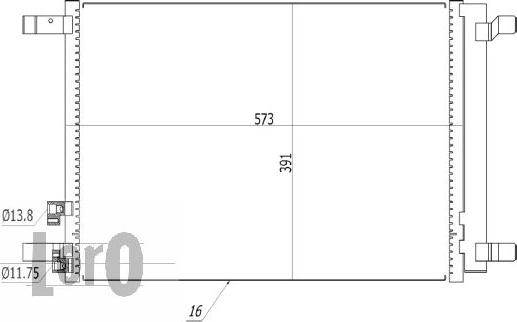 ABAKUS 003-016-0024 - Condensatore, Climatizzatore autozon.pro