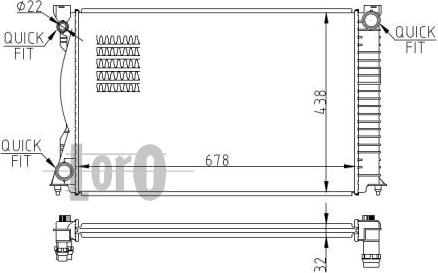 ABAKUS 003-017-0036-B - Radiatore, Raffreddamento motore autozon.pro