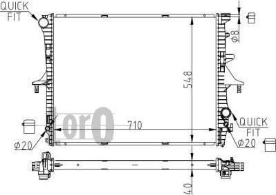 ABAKUS 003-017-0029 - Radiatore, Raffreddamento motore autozon.pro