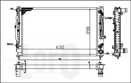 ABAKUS 003-017-0026 - Radiatore, Raffreddamento motore autozon.pro