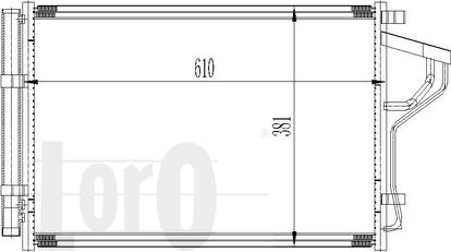 ABAKUS 019-016-0016 - Condensatore, Climatizzatore autozon.pro