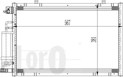 ABAKUS 017-016-0026 - Condensatore, Climatizzatore autozon.pro