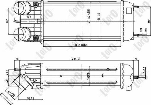 ABAKUS 038-018-0003 - Intercooler autozon.pro