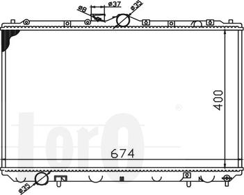 ABAKUS 033-017-0007 - Radiatore, Raffreddamento motore autozon.pro