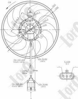 ABAKUS 037-014-0025 - Ventola, Raffreddamento motore autozon.pro