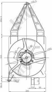 ABAKUS 037-014-0023 - Ventola, Raffreddamento motore autozon.pro