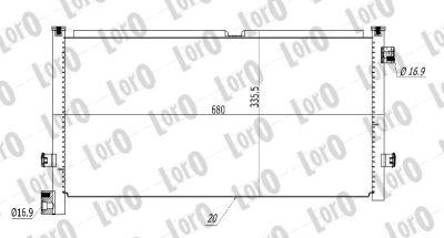 ABAKUS T16-02-001 - Condensatore, Climatizzatore autozon.pro