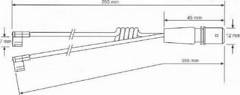 ABEX FAI117 - Contatto segnalazione, Usura past. freno / mat. d'attrito autozon.pro