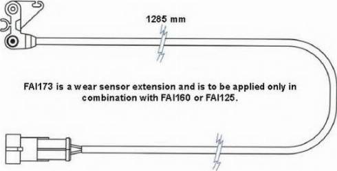 ABEX FAI173 - Contatto segnalazione, Usura past. freno / mat. d'attrito autozon.pro