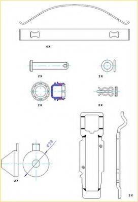 ABEX G6843DFE - Kit pastiglie freno, Freno a disco autozon.pro