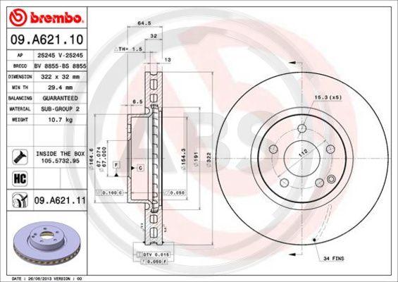 A.B.S. 09.A621.11 - Discofreno autozon.pro