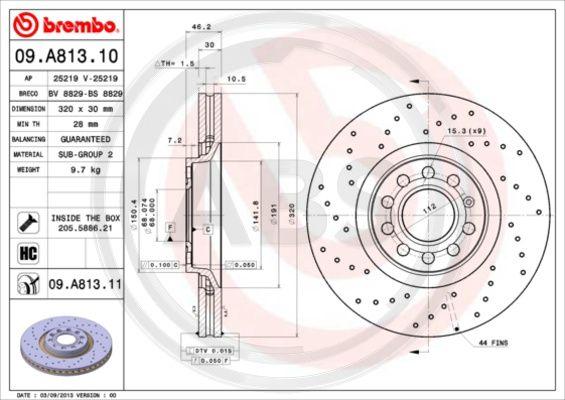 A.B.S. 09.A813.11 - Discofreno autozon.pro