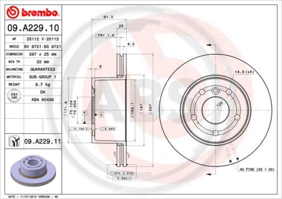 A.B.S. 09.A229.11 - Discofreno autozon.pro