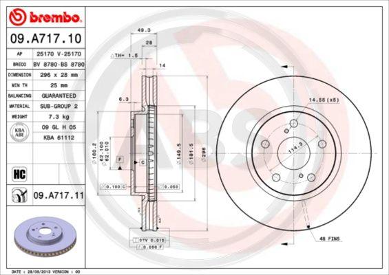 A.B.S. 09.A717.11 - Discofreno autozon.pro