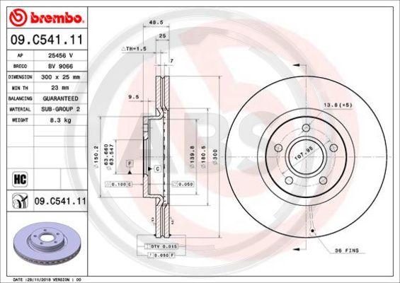 A.B.S. 09.C541.11 - Discofreno autozon.pro