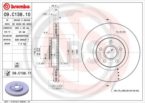 A.B.S. 09.C138.11 - Discofreno autozon.pro