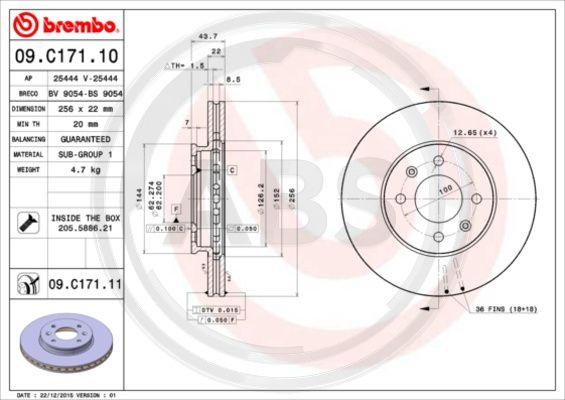 A.B.S. 09.C171.11 - Discofreno autozon.pro