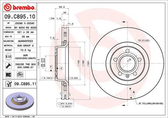 A.B.S. 09.C895.11 - Discofreno autozon.pro