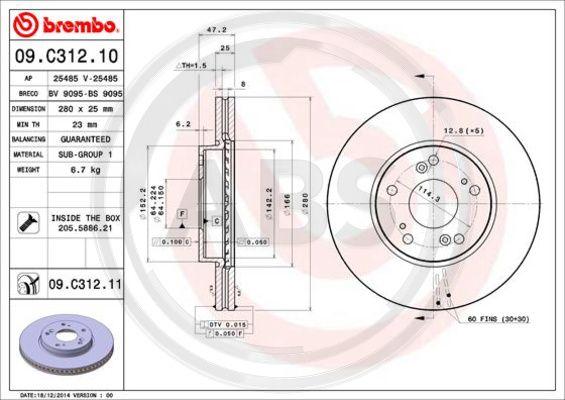 A.B.S. 09.C312.11 - Discofreno autozon.pro