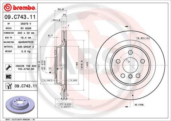 A.B.S. 09.C743.11 - Discofreno autozon.pro