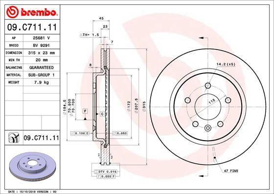 A.B.S. 09.C711.11 - Discofreno autozon.pro