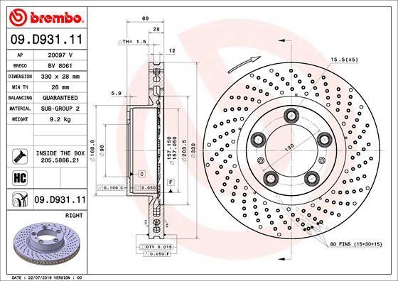 A.B.S. 09.D931.11 - Discofreno autozon.pro