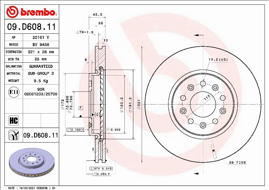 A.B.S. 09.D608.11 - Discofreno autozon.pro