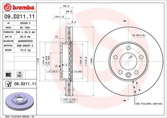 A.B.S. 09.D211.11 - Discofreno autozon.pro