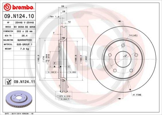 A.B.S. 09.N124.11 - Discofreno autozon.pro