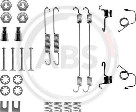 A.B.S. 0617Q - Kit accessori, Ganasce freno autozon.pro