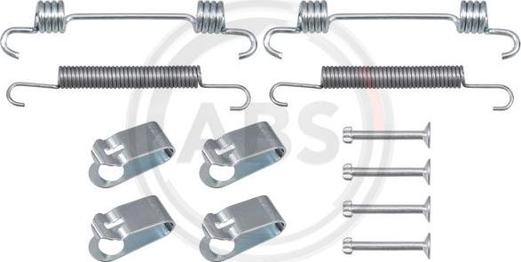 A.B.S. 0044Q - Kit accessori, Ganasce freno autozon.pro